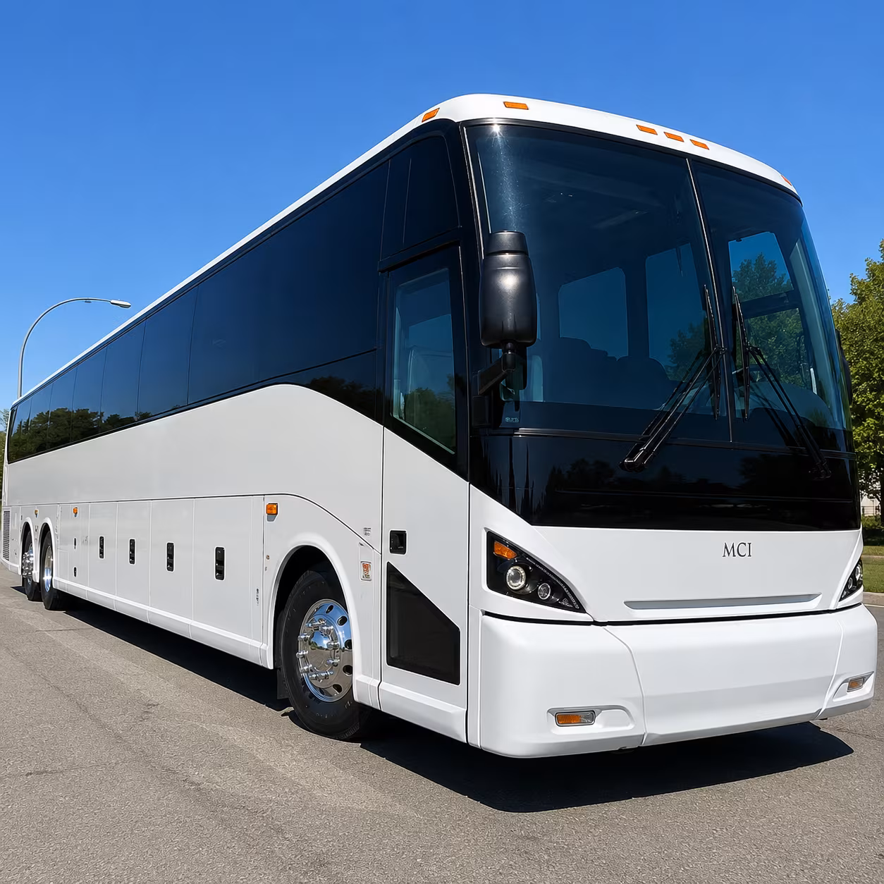 56 passenger charter bus