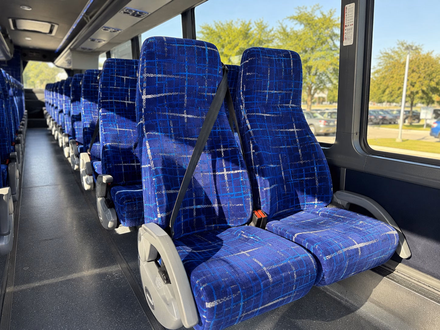 augusta long distance transportation onboard seating