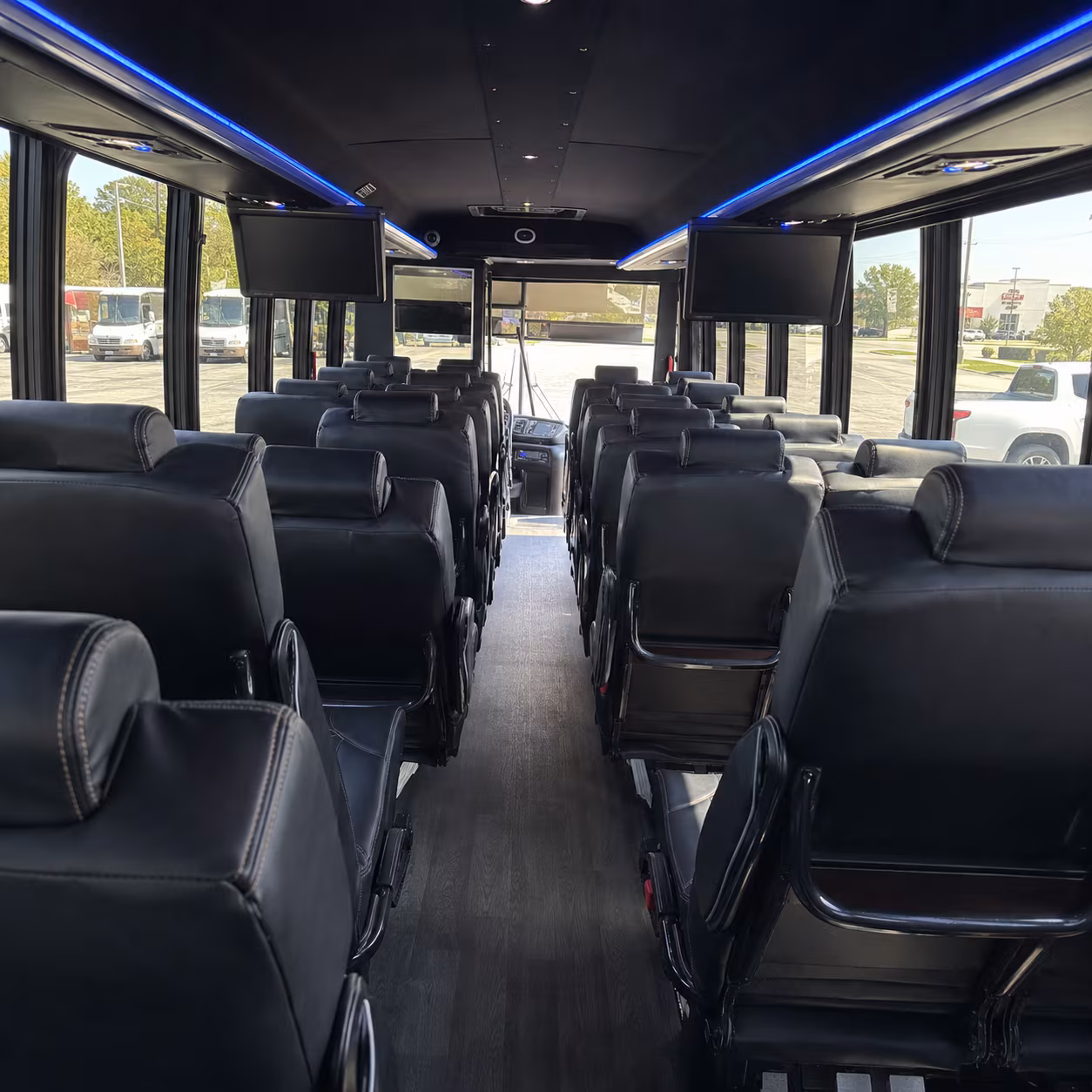 augusta school event transportation onboard seating