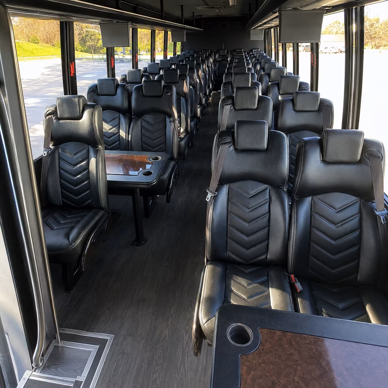 augusta wedding transportation onboard seating